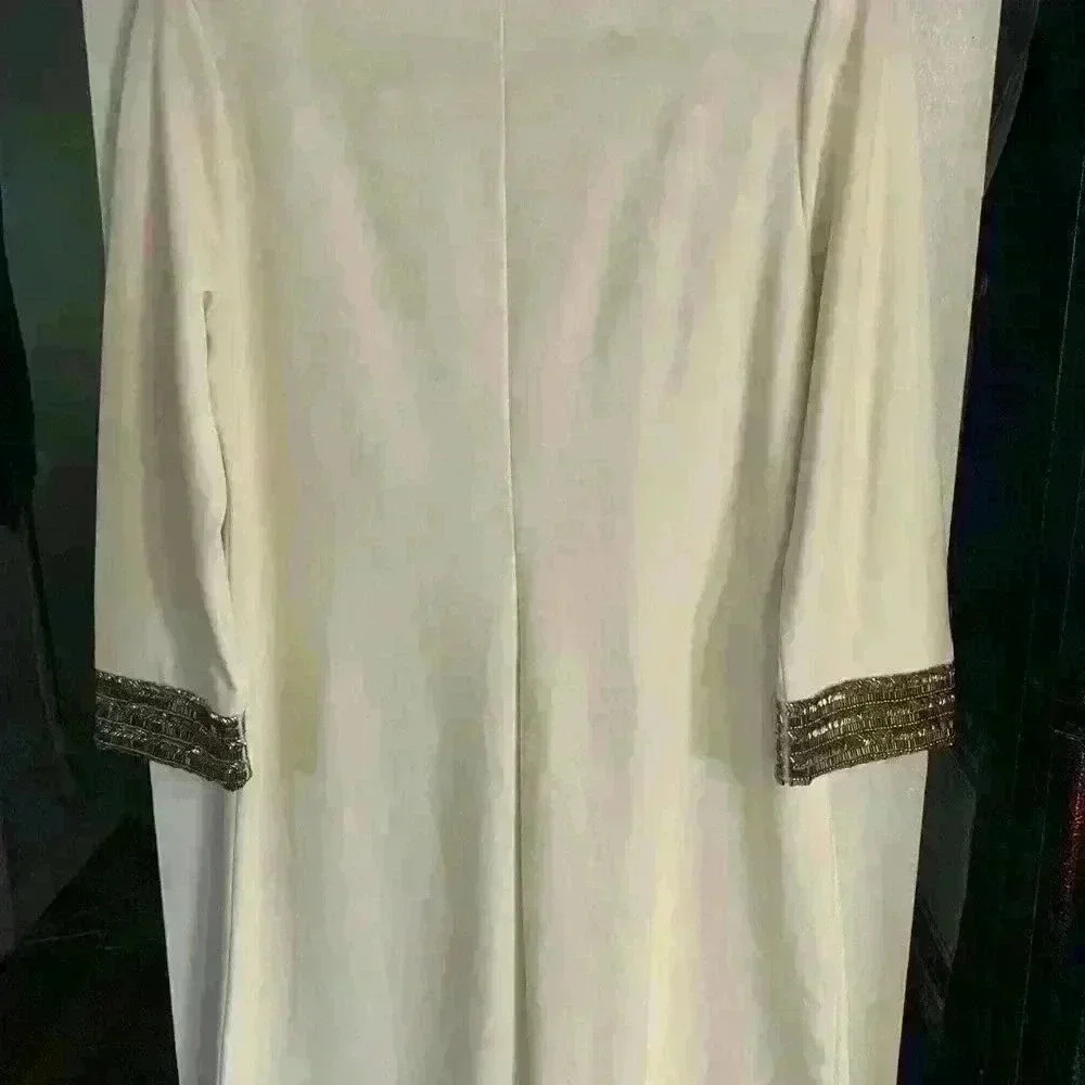 New Christian Siriano J.Jill Ponte Bead Cuff Dress size medium petite - Picture 7 of 7